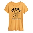 thumbnail image 1 of Garfield - I'm Here You're Welcome - Women's Short Sleeve Graphic T-Shirt, 1 of 1