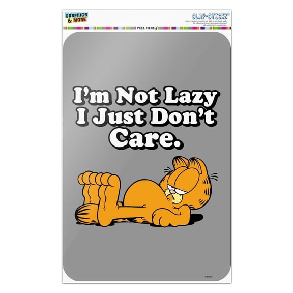 Garfield I'm Not Lazy Home Business Office Sign