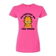 thumbnail image 1 of Garfield - I'm Smiling On The Inside - Juniors Fitted Graphic T-Shirt, 1 of 5