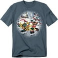 thumbnail image 1 of Garfield T-Shirt Ice Skating Unisex Graphic Tee For Men & Women, 1 of 7