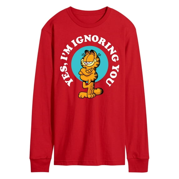 Garfield - Ignoring You - Men's Long Sleeve T-Shirt