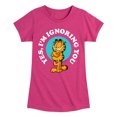 thumbnail image 1 of Garfield - Ignoring You - Toddler And Youth Girls Short Sleeve Graphic T-Shirt, 1 of 1