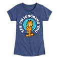 thumbnail image 1 of Garfield - Ignoring You - Toddler And Youth Girls Short Sleeve Graphic T-Shirt, 1 of 1