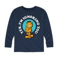thumbnail image 1 of Garfield - Ignoring You - Toddler And Youth Long Sleeve Graphic T-Shirt, 1 of 5