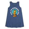 thumbnail image 1 of Garfield - Ignoring You - Toddler and Youth Girls A-line Dress, 1 of 5