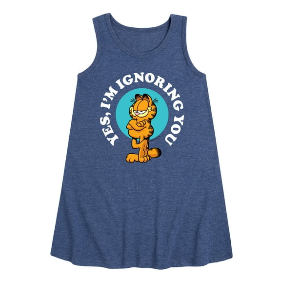 Garfield - Ignoring You - Toddler and Youth Girls A-line Dress