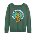 thumbnail image 1 of Garfield - Ignoring You - Women's Lightweight French Terry Long Sleeve Shirt, 1 of 5