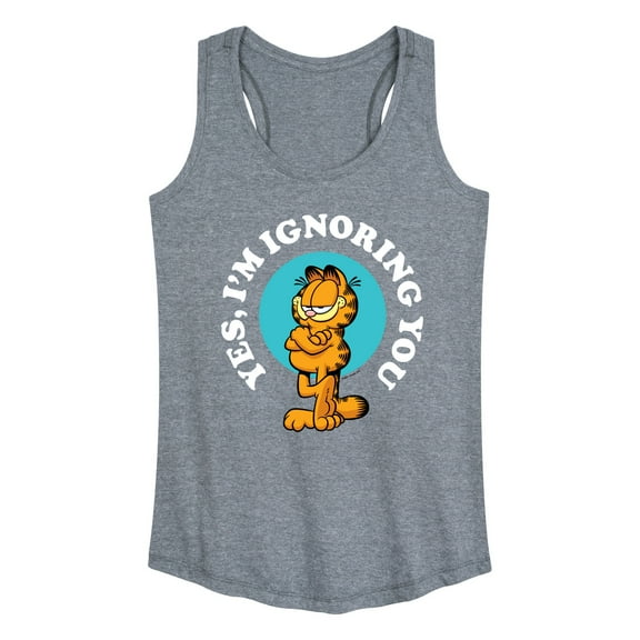 Garfield - Ignoring You - Women's Racerback Tank Top
