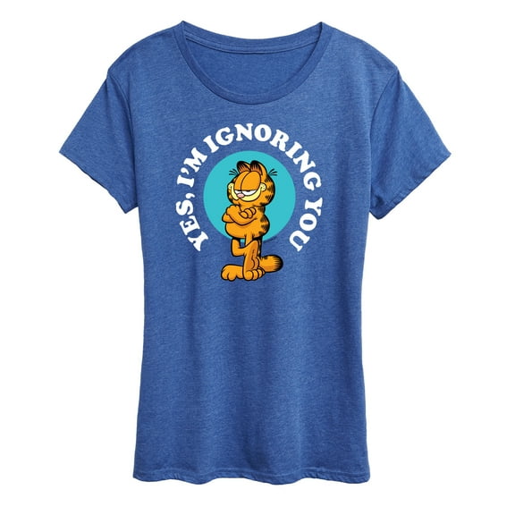 Garfield - Ignoring You - Women's Short Sleeve Graphic T-Shirt