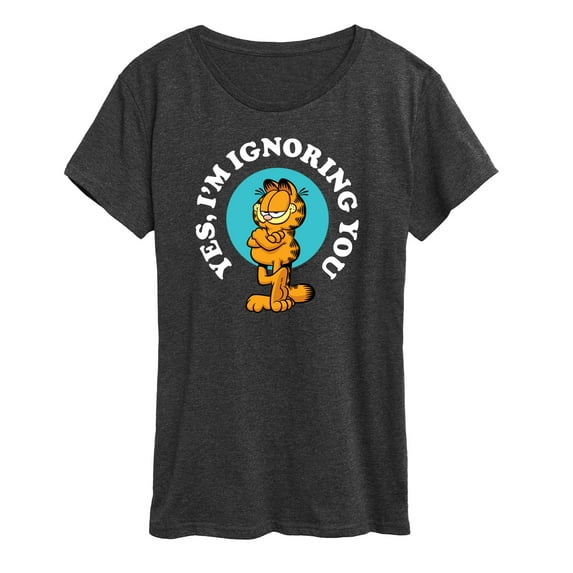 Garfield - Ignoring You - Women's Short Sleeve Graphic T-Shirt