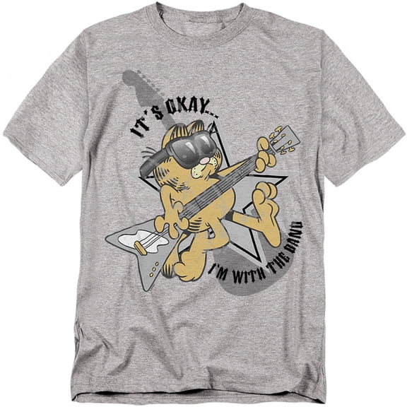 Garfield T-Shirt Im With The Band Unisex Graphic Tee For Men & Women