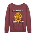 thumbnail image 1 of Garfield - It's Monday Garfield - Women's Lightweight French Terry Long Sleeve Shirt, 1 of 5