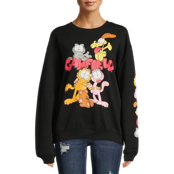 Garfield Juniors' Friends Group Graphic Print Sweatshirt
