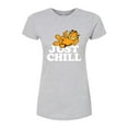 thumbnail image 1 of Garfield - Just Chill - Juniors Fitted Graphic T-Shirt, 1 of 5