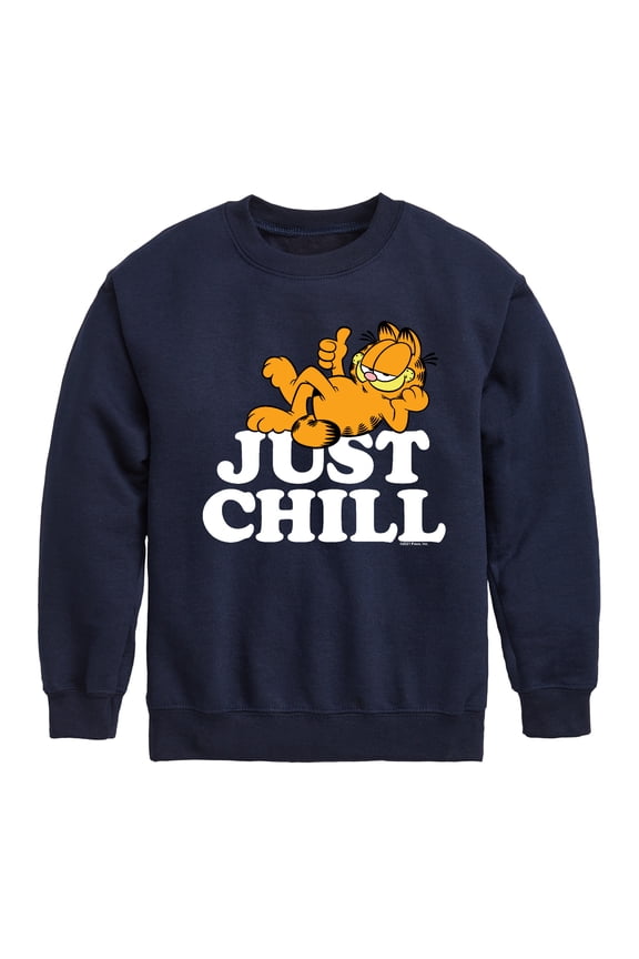 - Just Chill - Toddler And Youth Crewneck Fleece Sweatshirt