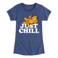 thumbnail image 1 of Garfield - Just Chill - Toddler And Youth Girls Short Sleeve Graphic T-Shirt, 1 of 1