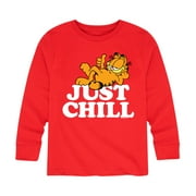 GARFIELD - Just Chill - Toddler And Youth Long Sleeve Graphic T-Shirt