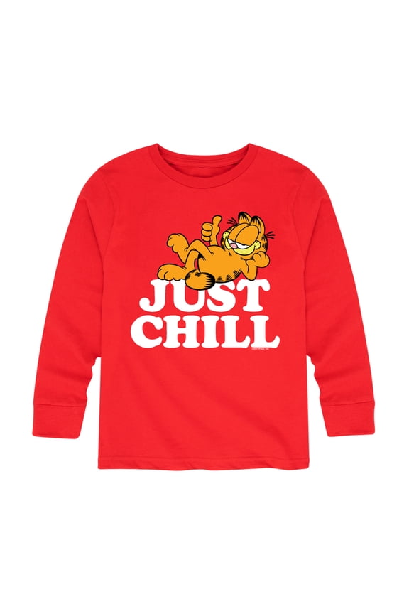 - Just Chill - Toddler And Youth Long Sleeve Graphic T-Shirt