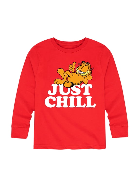 - Just Chill Boys' Long Sleeve Graphic T-Shirt