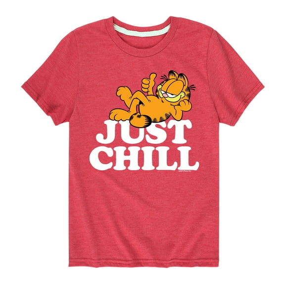 Garfield - Just Chill - Toddler And Youth Short Sleeve Graphic T-Shirt