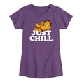 thumbnail image 1 of Garfield - Just Chill - Toddler Girls Fitted Short Sleeve T-Shirt, 1 of 3