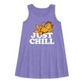thumbnail image 1 of Garfield - Just Chill - Toddler and Youth Girls A-line Dress, 1 of 4