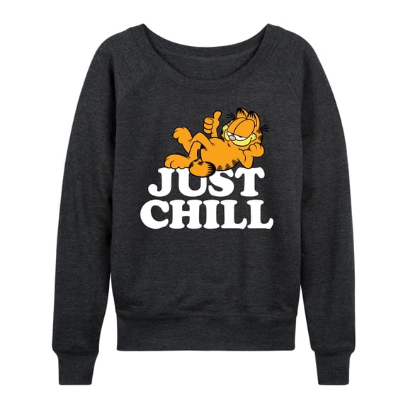 Garfield - Just Chill - Women's Lightweight French Terry Long Sleeve Shirt