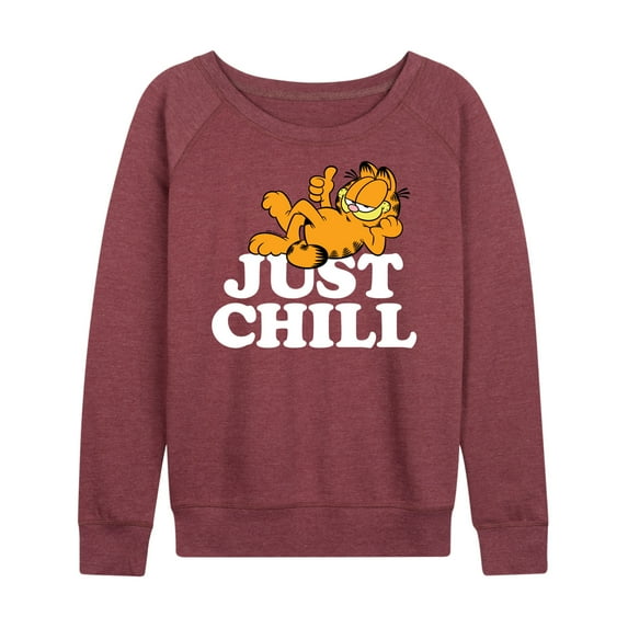 Garfield - Just Chill - Women's Lightweight French Terry Long Sleeve Shirt