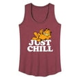 thumbnail image 1 of Garfield - Just Chill - Women's Racerback Tank Top, 1 of 5