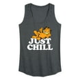 thumbnail image 1 of Garfield - Just Chill - Women's Racerback Tank Top, 1 of 5