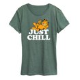 thumbnail image 1 of Garfield - Just Chill - Women's Short Sleeve Graphic T-Shirt, 1 of 5