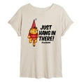 thumbnail image 1 of Garfield - Just Hang In There - Juniors Ideal Flowy Muscle T-Shirt, 1 of 5