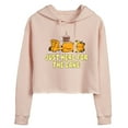 thumbnail image 1 of Garfield - Just Here For Cake - Juniors Cropped Pullover Hoodie, 1 of 5