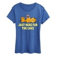 thumbnail image 1 of Garfield - Just Here For Cake - Women's Short Sleeve Graphic T-Shirt, 1 of 5