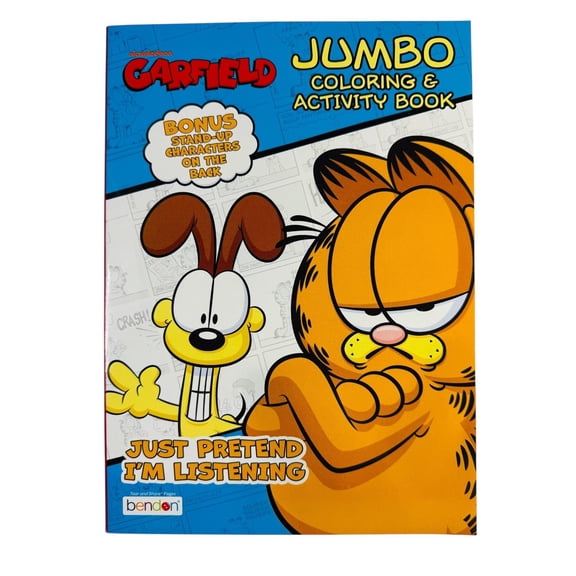Garfield Just Pretending I'm Listening Jumbo Coloring and Activity Book