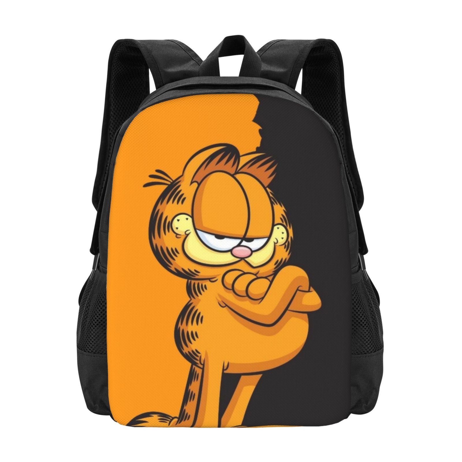 TKBIIUDS Garfield Kids Backpacks School Bag Boys Girls Backpack Travel Daypack Bookbags For Primary Elementary High School