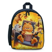 TKBIIUDS Garfield Kids Backpacks School Bag Boys Girls Backpack Travel Daypack Bookbags for Primary Elementary High School