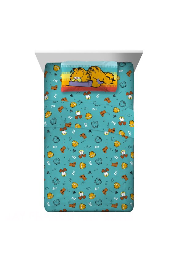Kids 3 Piece Teal Blue Sheet Set, Twin