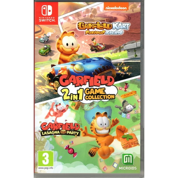 Garfield Lasagna Party + Garfield Kart Furious Racing for Nintendo Switch