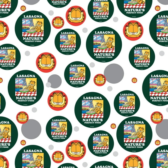 Garfield Lasagna The Perfect Food Premium Gift Wrap Wrapping Paper Roll