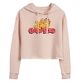 thumbnail image 1 of Garfield - Laying - Juniors Cropped Pullover Hoodie, 1 of 5
