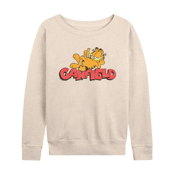 Garfield - Laying - Women's Lightweight French Terry Long Sleeve Shirt