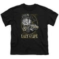 thumbnail image 1 of Garfield Lazy 4 Life S/S Youth 18/1 T-Shirt Black, 1 of 1