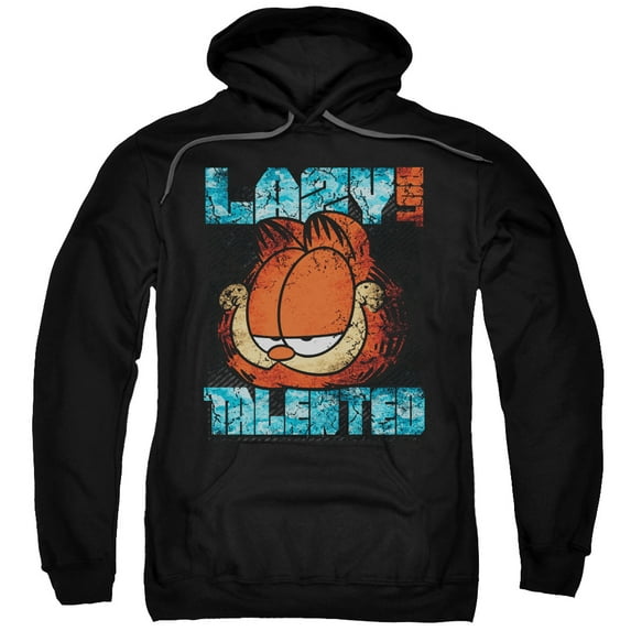 Garfield - Lazy But Talented Distressed - Pull-Over Hoodie - Large