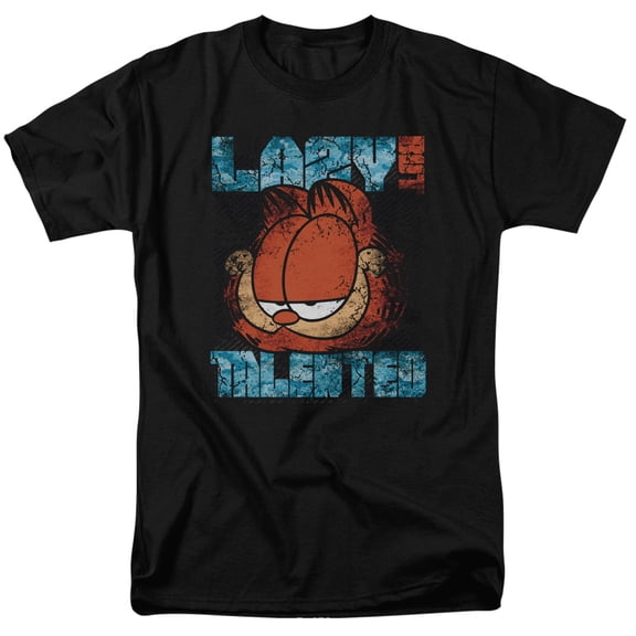 Garfield - Lazy But Talented Distressed - Short Sleeve Shirt - XXXX-Large