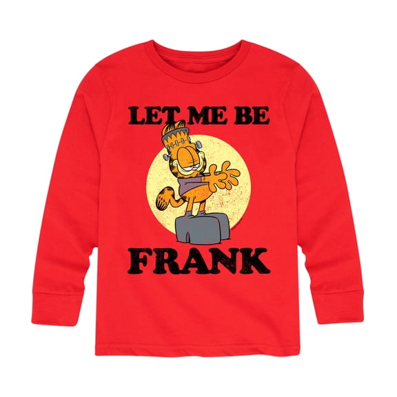 Garfield - Let Me Be Frank - Toddler And Youth Long Sleeve Graphic T-Shirt