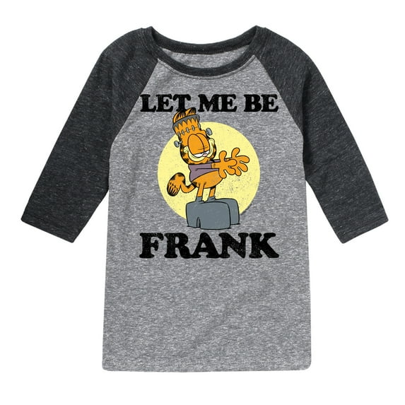Garfield - Let Me Be Frank - Toddler And Youth Raglan Graphic T-Shirt