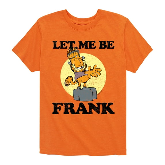 Garfield - Let Me Be Frank - Toddler And Youth Short Sleeve Graphic T-Shirt
