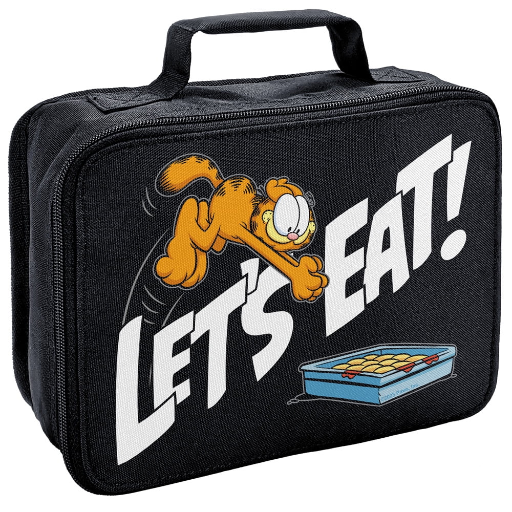 Garfield Let'S Eat Insulated Soft Sided Lunch Box - Reusable Lunch Bag