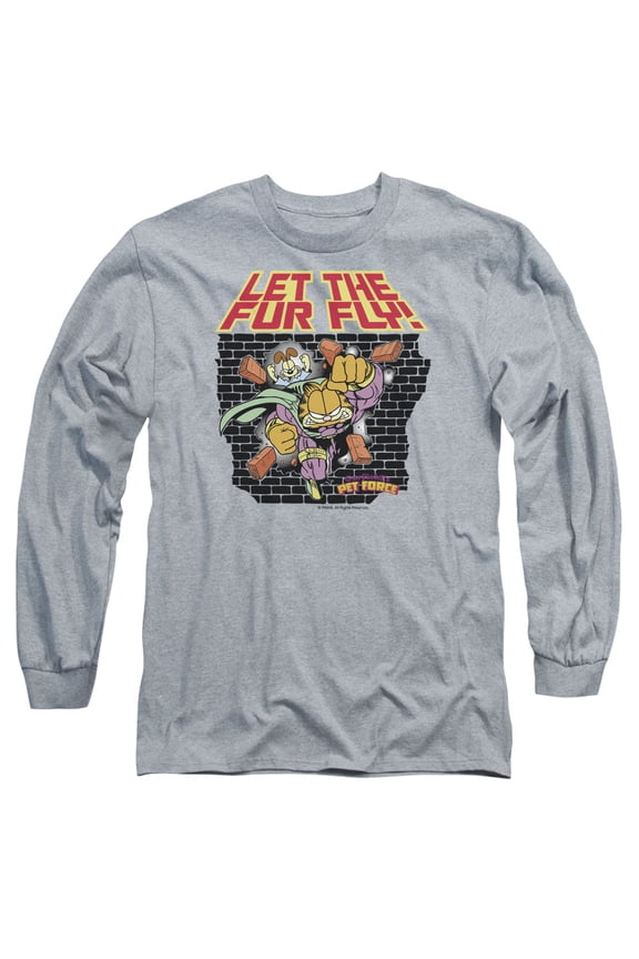 Garfield - Let The Fur Fly - Long Sleeve Shirt - Small